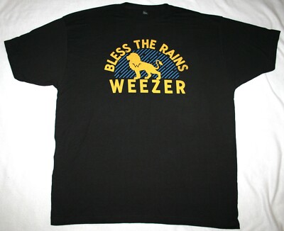 WEEZER 2018 Bless The Rains TOTO Africa Cover Song T-SHIRT Rock 3XL
