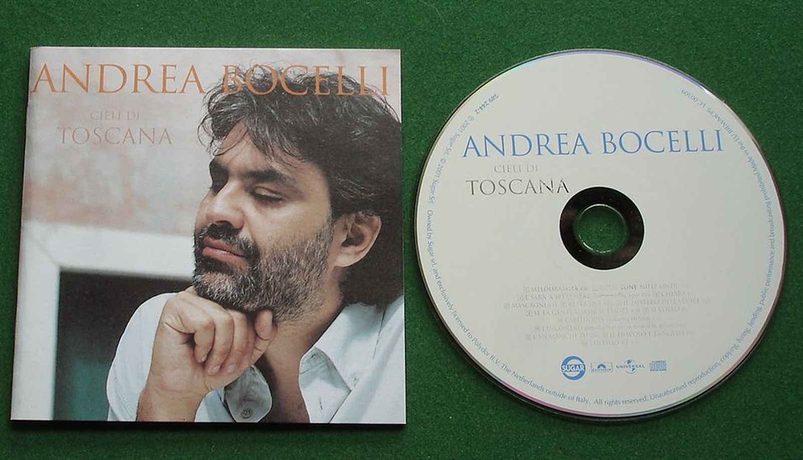 Andrea Bocelli Cieli Di Toscana inc Melodramma / Chiara + CD
