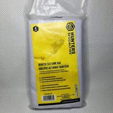 Hunter Specialties Quarter Size Game Bag - 40"x48" - White - 4pk - HS-01238