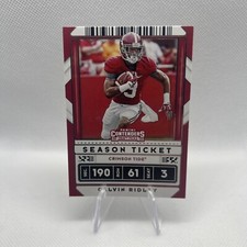 2020 Panini Contenders Draft Picks #12 Calvin Ridley - Alabama Crimson Tide