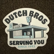 DUTCH Bros STICKER Florida GRAND Opening EXCLUSIVE Stand SERVING You SINCE 1992!