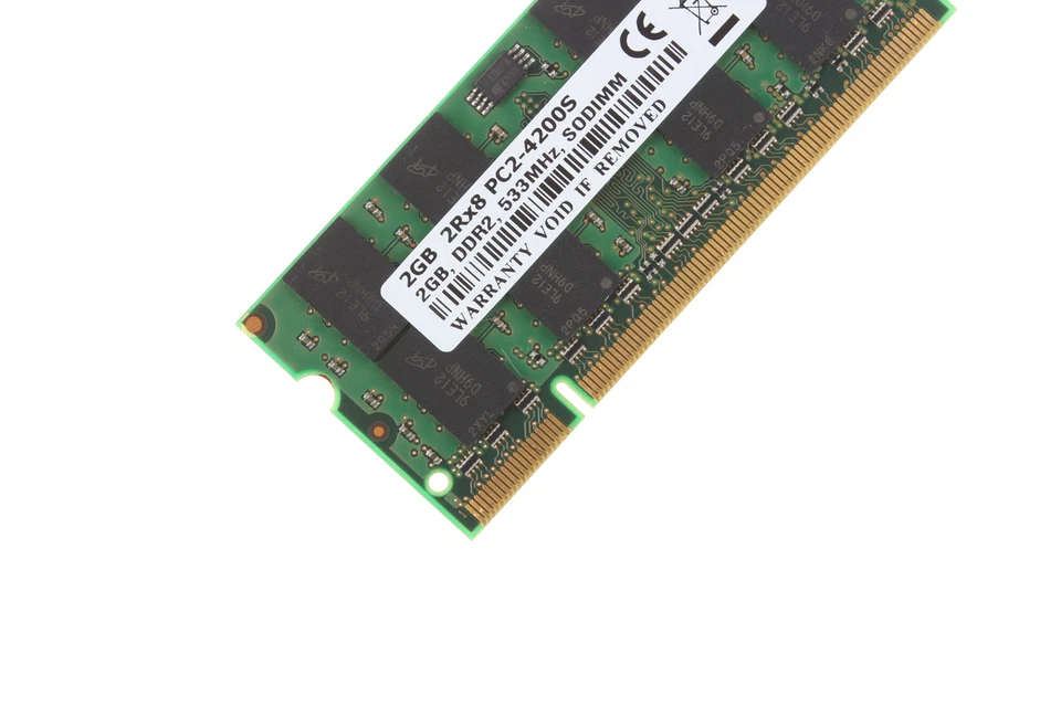 2 GB PC2-4200S 2G DDR2 533Mhz 200pin Sodimm Notebook Memoria SODIMM Laptop RAM - Immagine 3 di 4