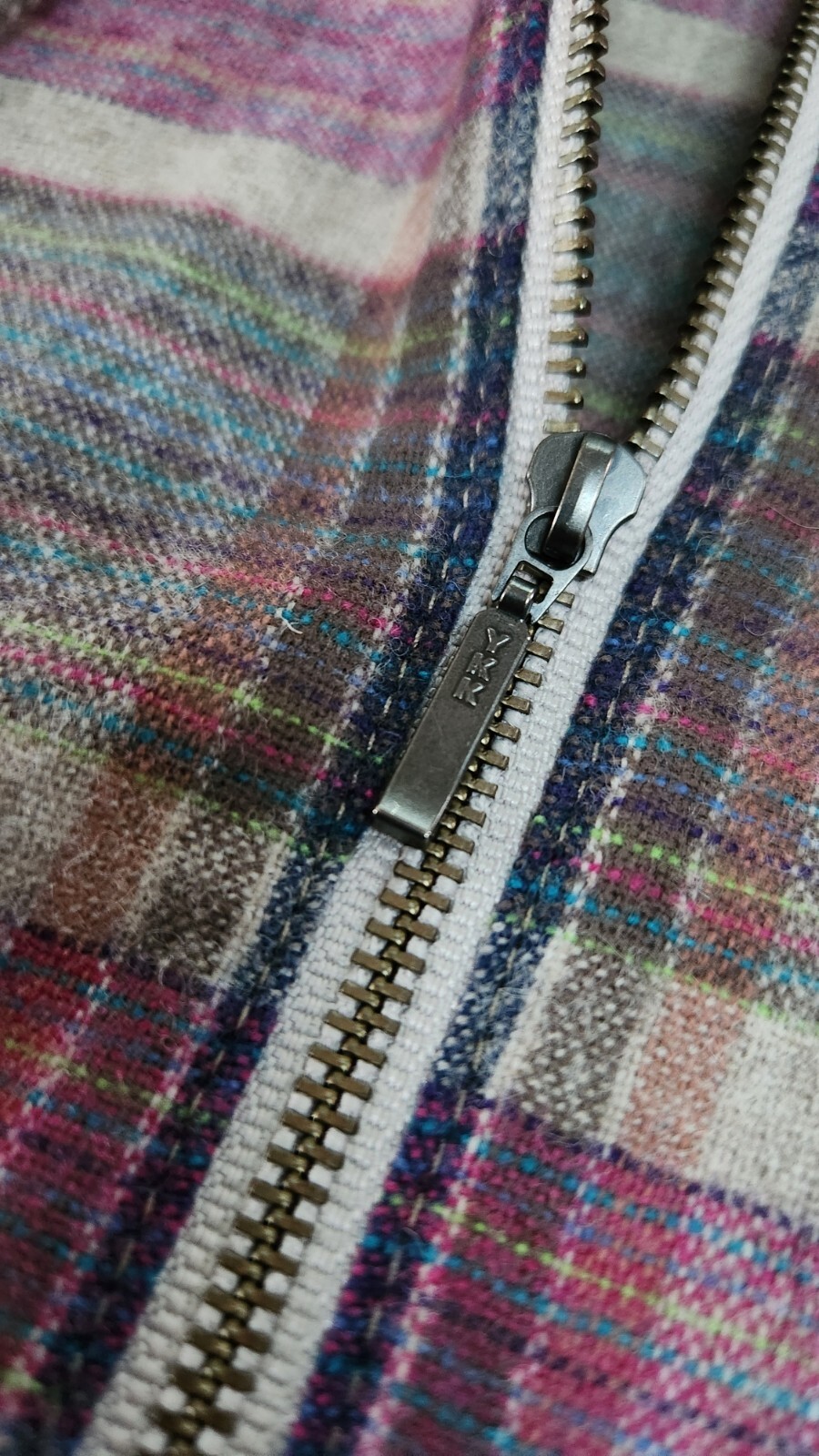 $179 Pendleton TM180 Wool Multi Plaid Stripe Full… - image 8