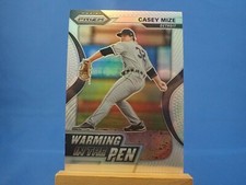 Casey Mize Prizm 2020 Warming In The Pen Silver Prizm