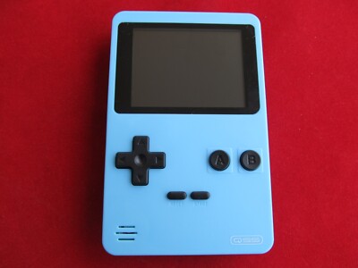 Spielkonsole Retro Gamer  Gameboy  QSS Spiel Konsole 240 Spiele  8 Bit blau