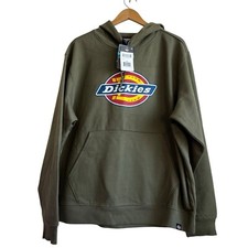 Dickies NWT Relaxed Fit 2XL XXL Green Fleece Hoodie Hooded Sweatshirt