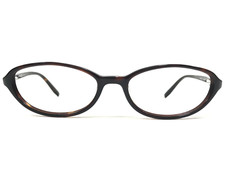 Anne Klein Eyeglasses Frames AK8027 122 Brown Tortoise Round Full Rim 49-16-135