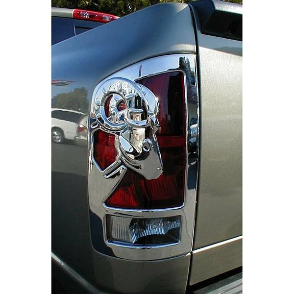 Chrome tail light covers dodge ram deals