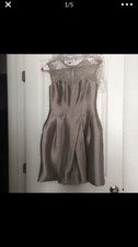 Champagne Vera Wang Mikado Bridemaid Dress