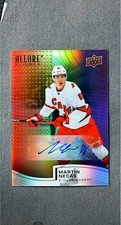 2021-22 Upper Deck Allure Full Rainbow Auto #R-79 Martin Necas Hurricanes