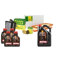 Motul + OEM Engine Oil Change Kit (5W40) (9 Liter) (X-CLEAN 8100)