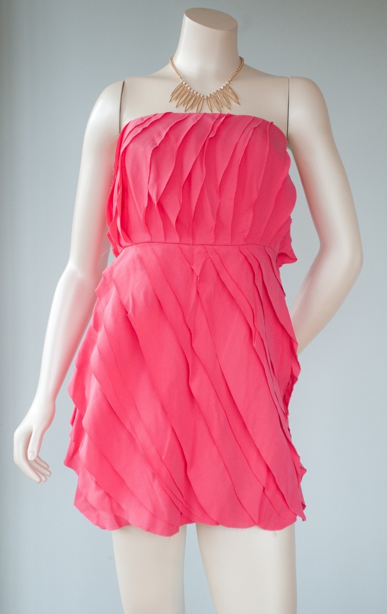 adam lippes pink dress One-shoulder draped recycled knitted maxi dress - pink