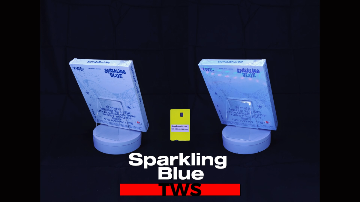 TWS [SPARKLING BLUE] 1st Mini Album CD+Photo Book+2 Sticker+2 Card