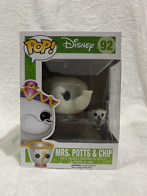 Funko Pop Vinyl Disney Beauty And The Beast Mrs. Potts & Chip #92 ...