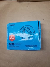 1/2-13  ZINC NYLON INSERT STOP LOCK NUT -  100 PIECES