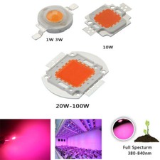 LED full spectrum 380-840nm 1w 3w 10w 20w 30w 50w 100w for plant growing light