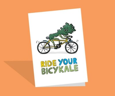 Fahrradkarte | Radkarte | Ride Your Bike Card | Vegan auf dem Fahrrad