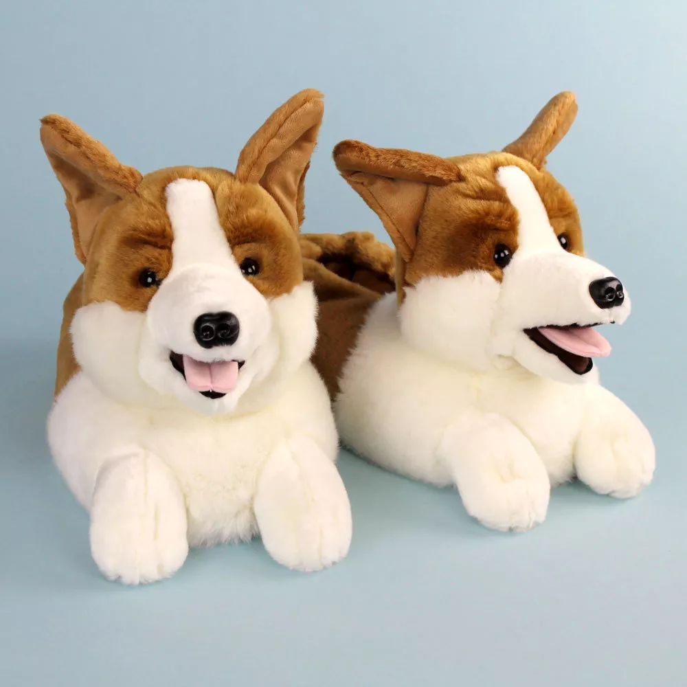 Corgi Slippers Dog Slippers for Men Women