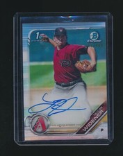 TAYLOR WIDENER 2019 BOWMAN CHROME 1ST REFRACTOR RC AUTO 141/499 #CPA-TW