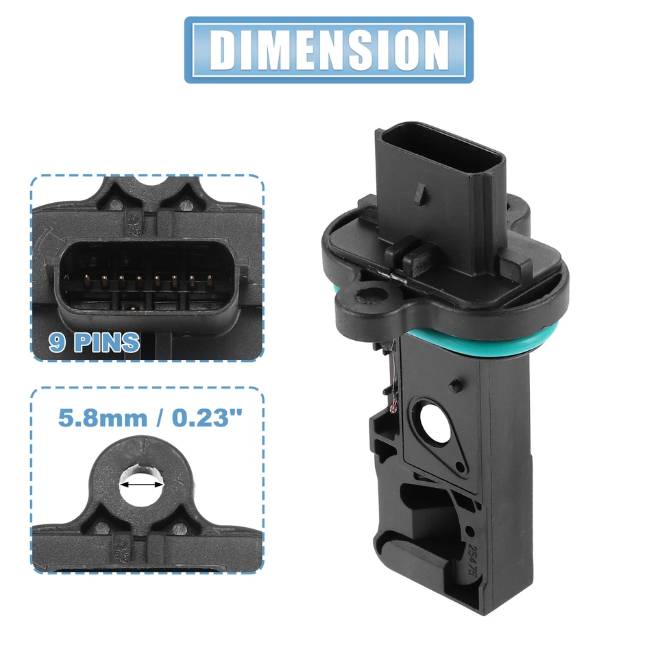 0280218314 Medidor de sensor de flujo de aire de masa para automóvil Sensor MAF Reemplazo de flujo de aire para OPEL Foto 3 de 4
