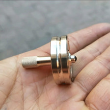 Hand Twist Brass Spinning Top Desktop Fidget Toy Spinner Gyroscope Gyro EDC Gift