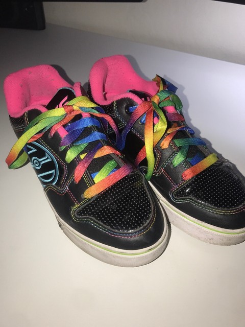 heelys dual up black pink