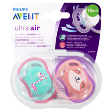 Avent Ultra Air Soother 18 Months 2 Pack