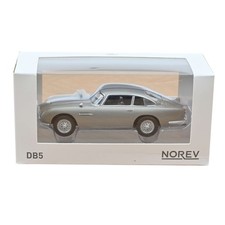 Aston Martin DB5 1963 in silver birch, 1:43 scale classic car  Norev Jet