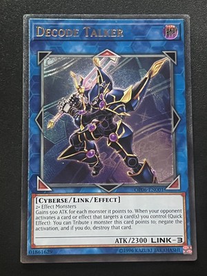Decode Talker OP06-DE001 Ultimate Rare EURO Near Mint Yugioh