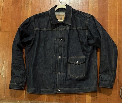 Mens Evil Denim Jacket Size 46