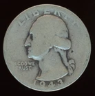 1943 P Washington Quarter KM#164  0.900 Silver 0.1808 oz Act. Silver Weight
