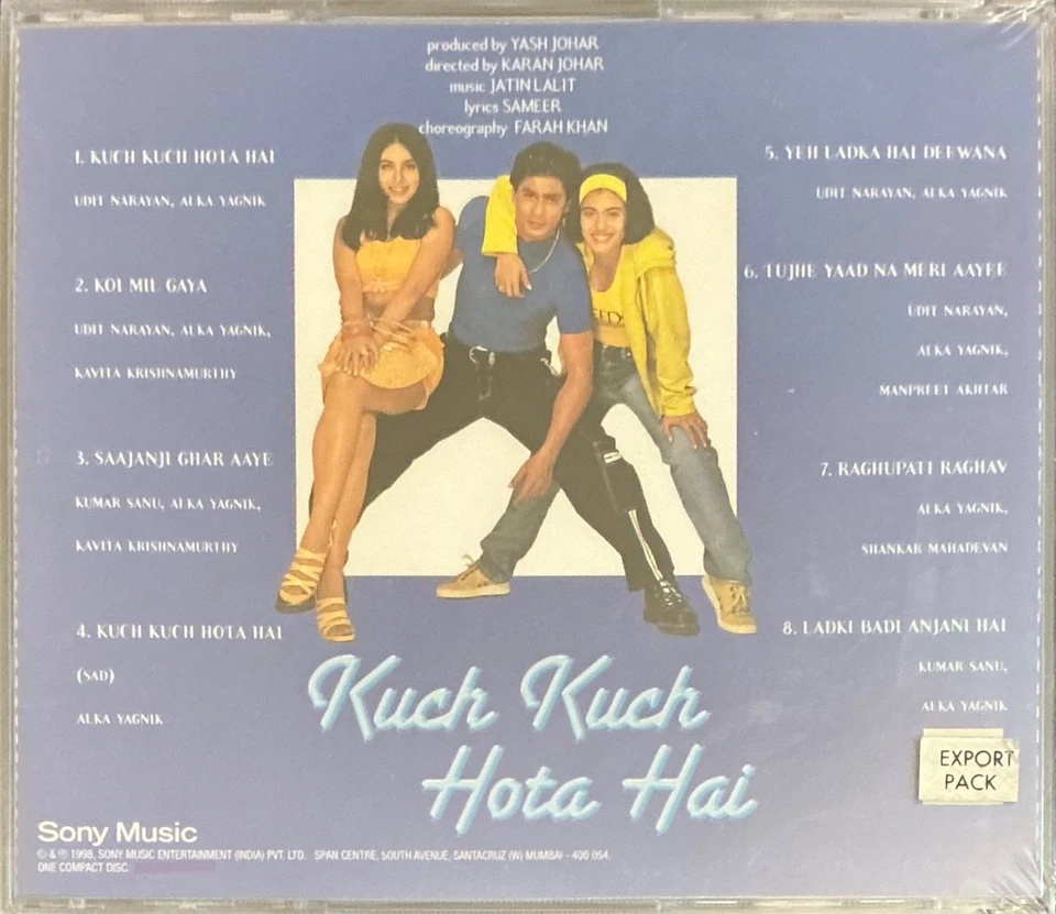 Kuch Kuch Hota Hai - RARE Bollywood Music CD - Image 2 of 2