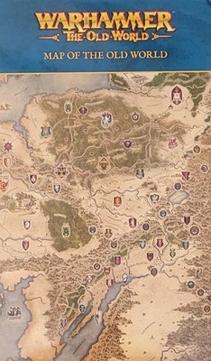Warhammer the Old World - Map of the Old World SEALED OOP
