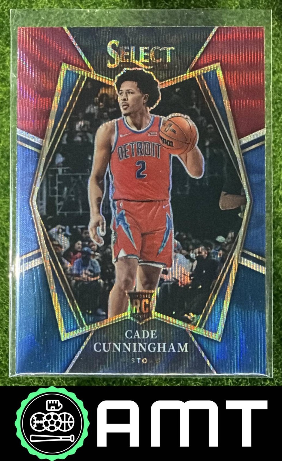 Cade Cunningham RC 2021-22 Panini Select Tri Color Prizms Detroit Pistons #116
