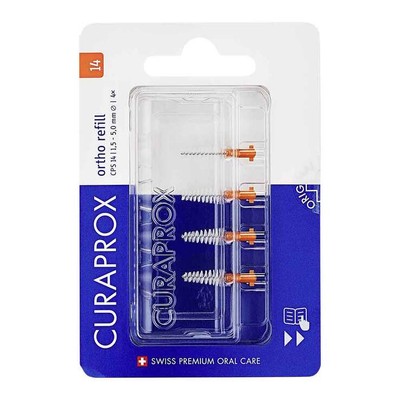 Curaprox Cps 14 Interdentalbürste ortho 1,3 - 5 mm · 4 St · PZN 19490225