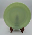 Vintage Fire King Glass Jadeite Alice Pattern 9" Dinner Plate