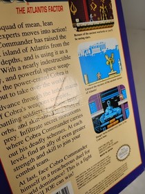 GI Joe: The Atlantis Factor (Nintendo NES) BOX ONLY, NO GAME, Authentic