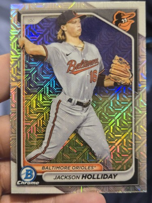 #ad 2024 Bowman Chrome Baseball Jackson Holliday Silver Refractor #BCP 47 Rc $9.99
