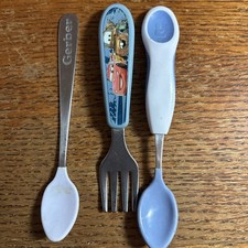 2009 Learning Curve DISNEY Pixar Cars Character Toddler Fork  2 Spoons