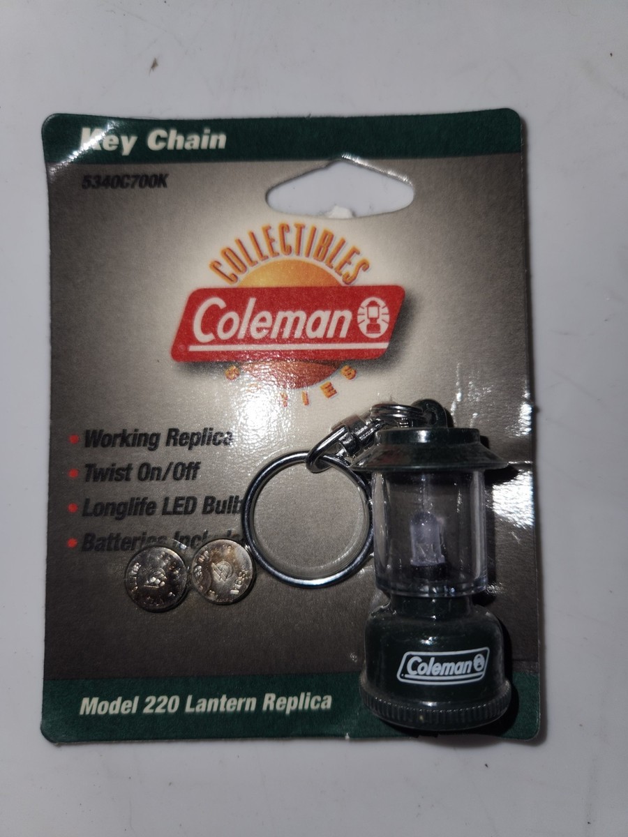 Vintage Collectible Coleman Key Chain Lantern Light 5340b700 for