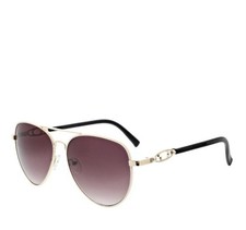 New Oscar de la Renta Gold Sunglasses 58-14-150 681  Case