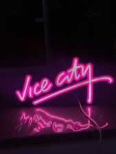 GTA Vice City Light Box Sign Desk Decoration 5V USB Neon Light Grand Theft Auto