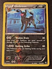 Umbreon 60/108 BW Dark Explorers Pokemon Card Reverse Holo Foil Rare HP