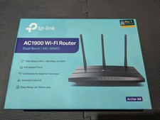 Tp-link Ac1900 Wi-Fi Router Dual Band MU-MIMO, 1300 Mbps GB LAN Ports, Used