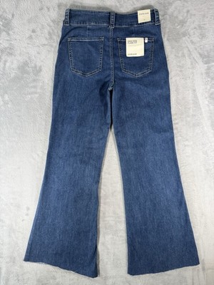 Sneak Peek Jeans Womens 30x30 High Rise Flare Fit Raw Hem NWT