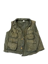 VTG AVIREX Flight Vest US Army Air-force Made In USA Size X Large Removable Hood