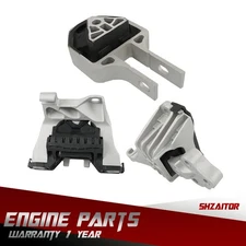 For Dodge Dart 2.0L 2013-2016 68081488AC 3pcs Engine & Transmission Mounts Kit