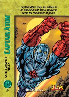 Captain Atom Anti-Gravity Field - Justice League Overpower - Overpower