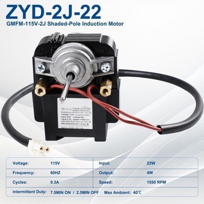 115V 60Hz Kühlschrank Lüftermotor 22W Eingang 4W Ausgang für Kühlsystem