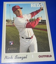 Nick Senzel 2019 Topps Heritage Baseball Card # 507 I8603